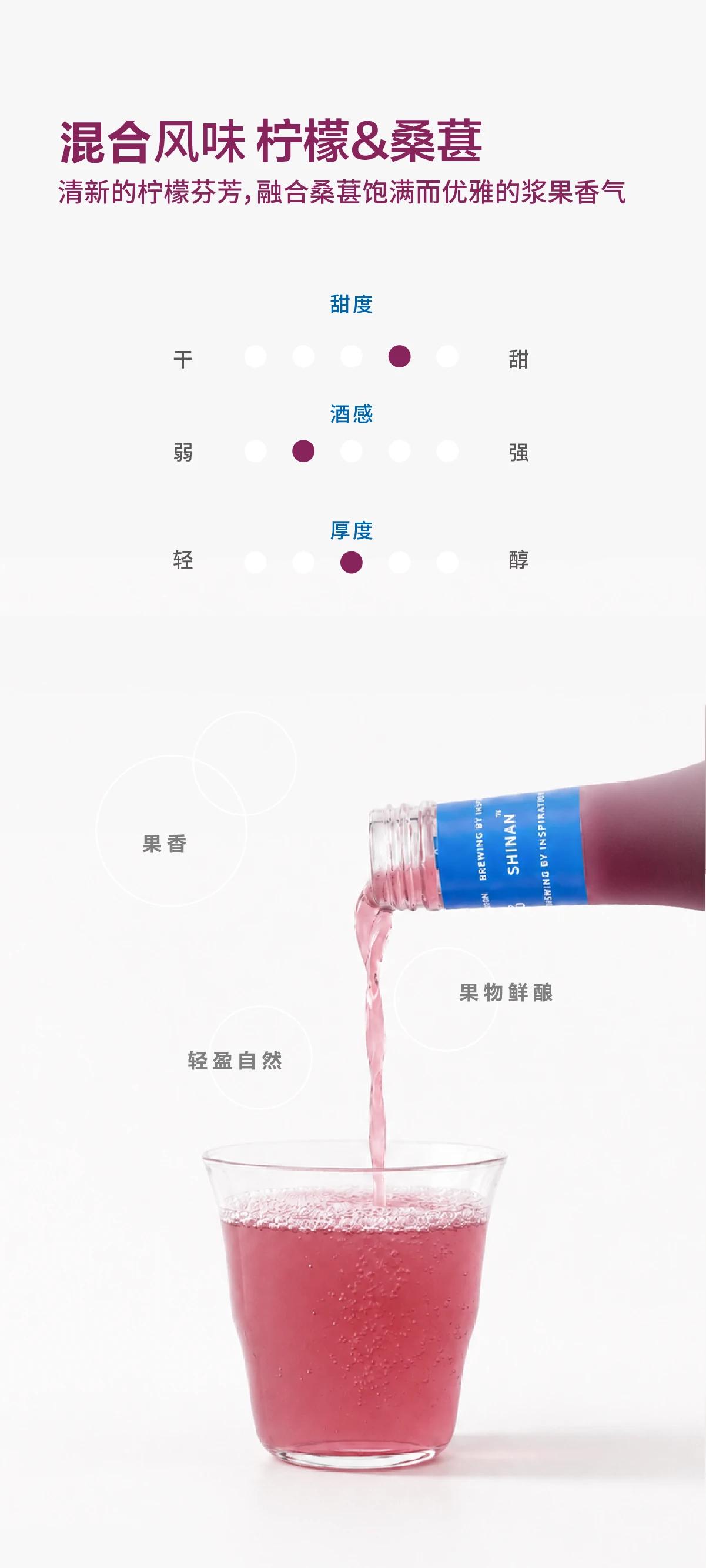 识南柠檬桑葚蜂蜜发酵酒2026官方电商详情视觉第3张